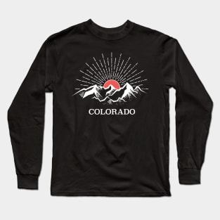 Colorado Mountains Long Sleeve T-Shirt
